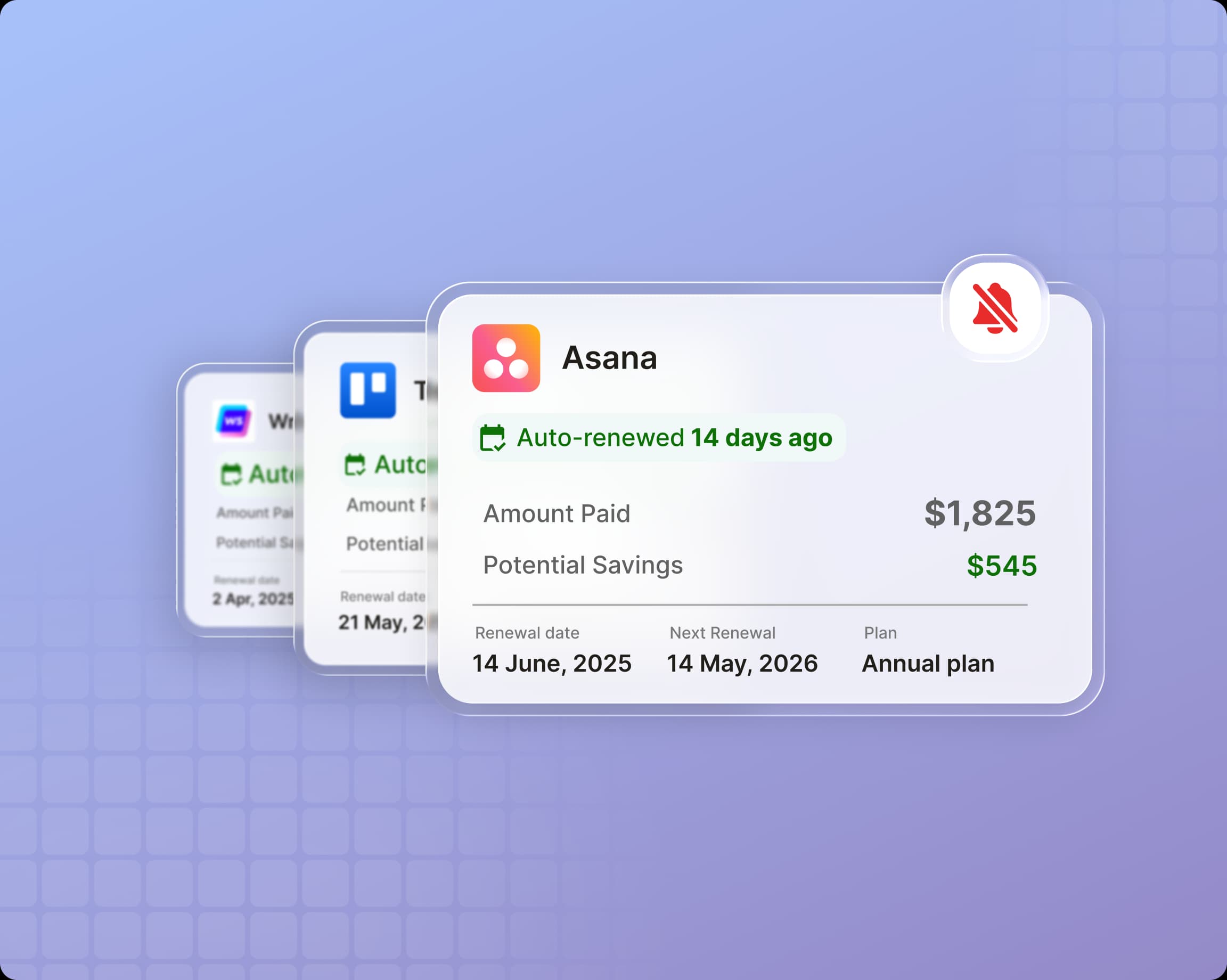 Renewals dashboard