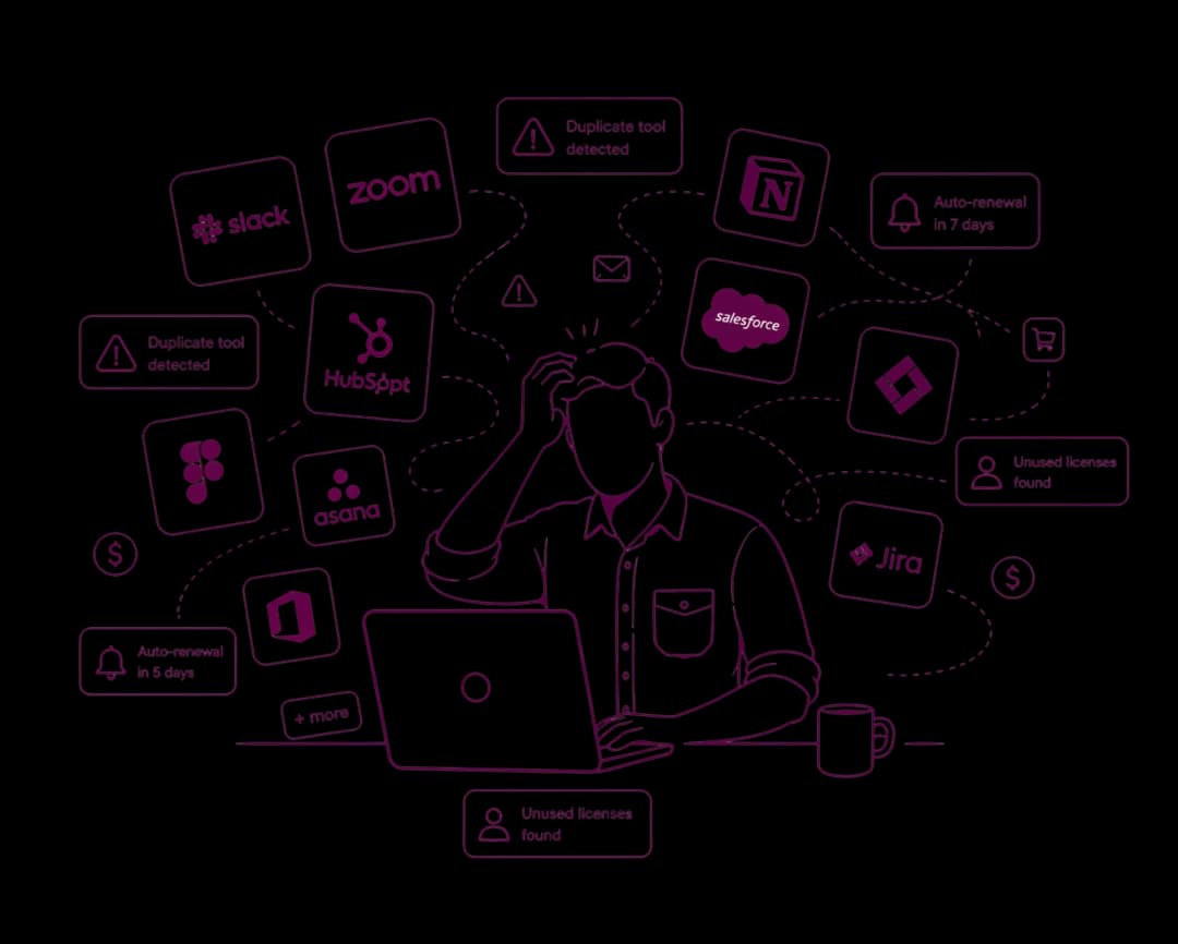 Accountant software spend challenges illustration