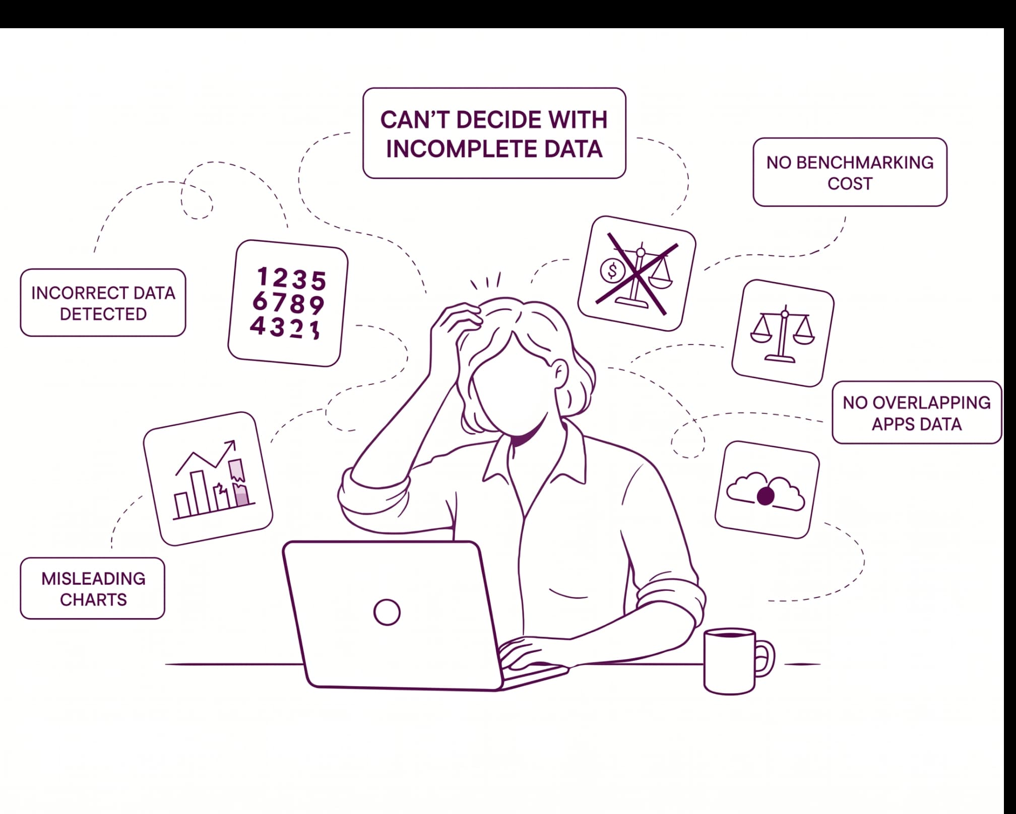 Digital transformation challenges illustration